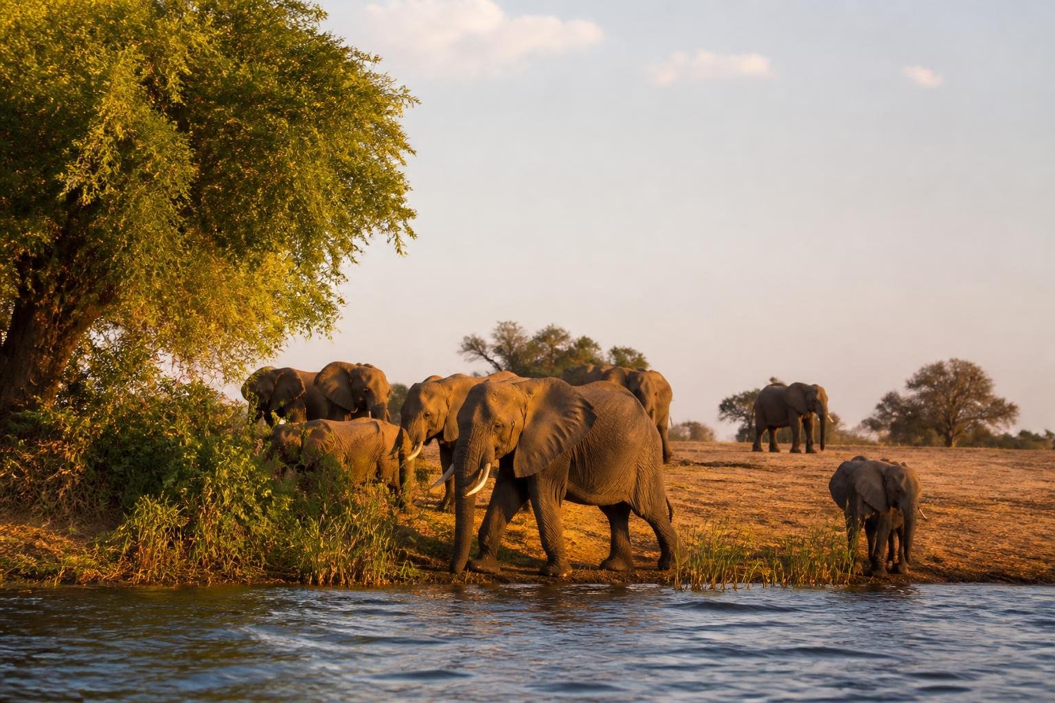 Kasane & Frontière Chobe — parc ou destination au Botswana